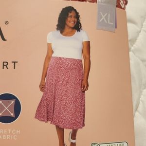 NWT Aldi SERRA Floral Midi Skirt